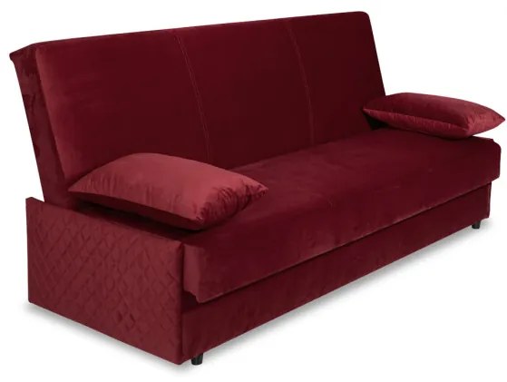 Canapea Extensibila Click-Clack Olimpia Riviera 61 Rosu, 202 x 92 x 92 CmCm