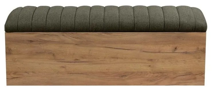 Bancă verde/în culoare naturală Oceane – Bobochic Paris