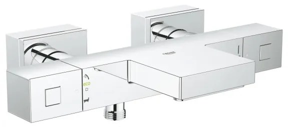 Baterie cada cu termostat, Grohe Grohtherm Cube, crom, 34497000