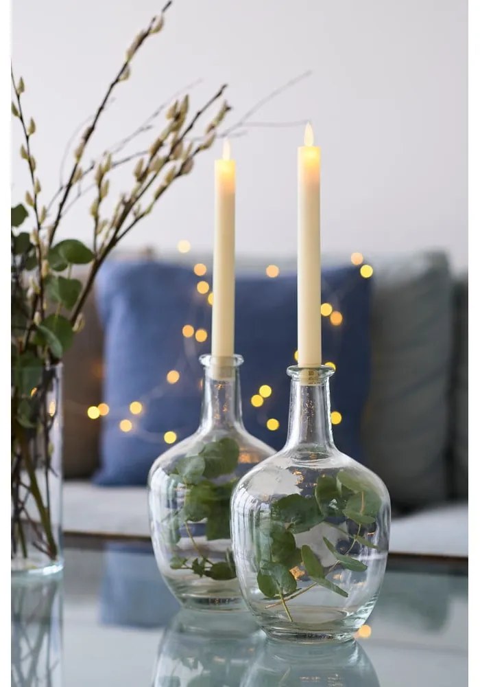 Lumânări LED 2 buc. cu baterii (înălțime 25 cm) Sara Crown – Sirius