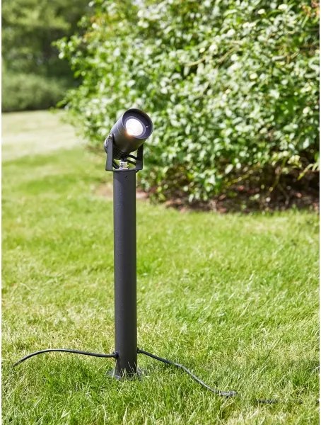 Markslöjd 106932 - Lampă LED de exterior GARDEN24 LED/6W/24V 86 cm IP44 neagră