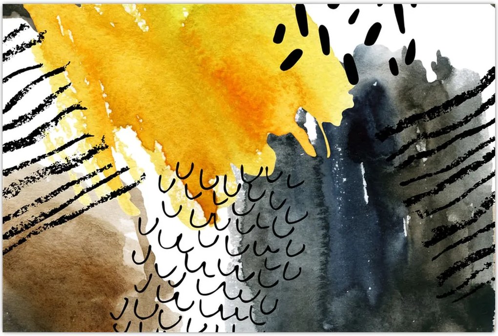 Tablou - Acuarelă abstractă (90x60 cm)