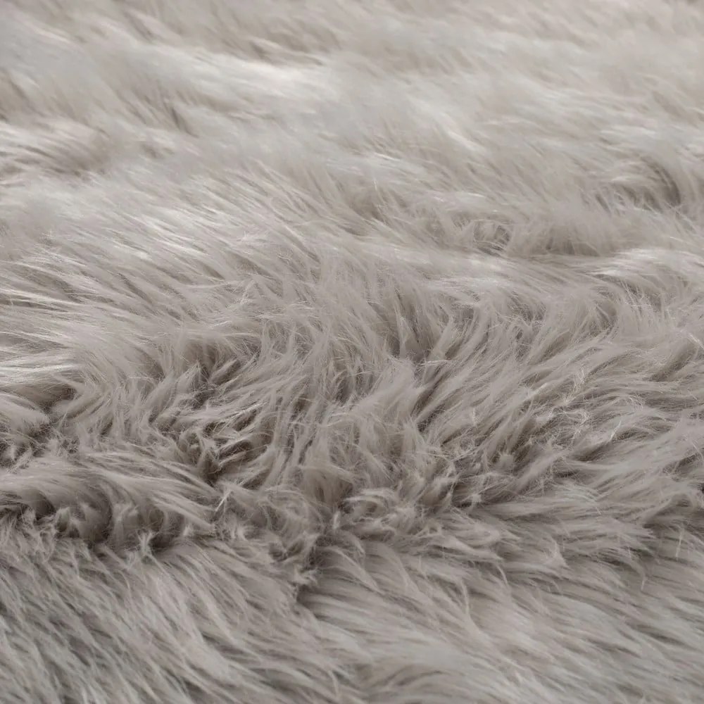 Covor Flair Rugs Sheepskin, ⌀ 120 cm, gri