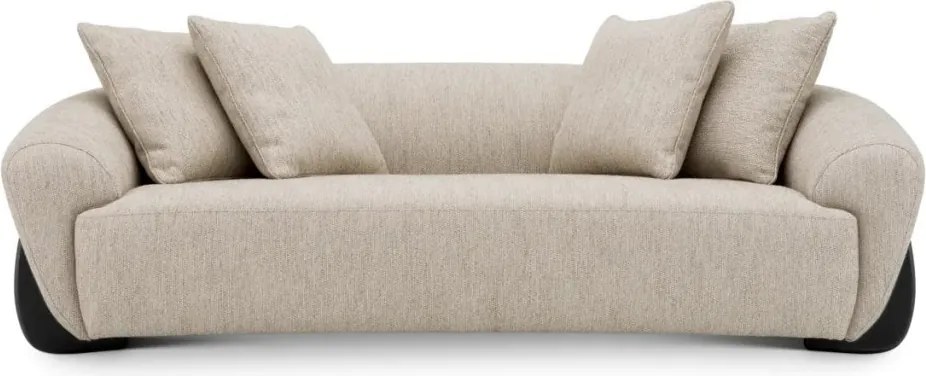 Canapea design LUX Siderno, Splendor gri deschis