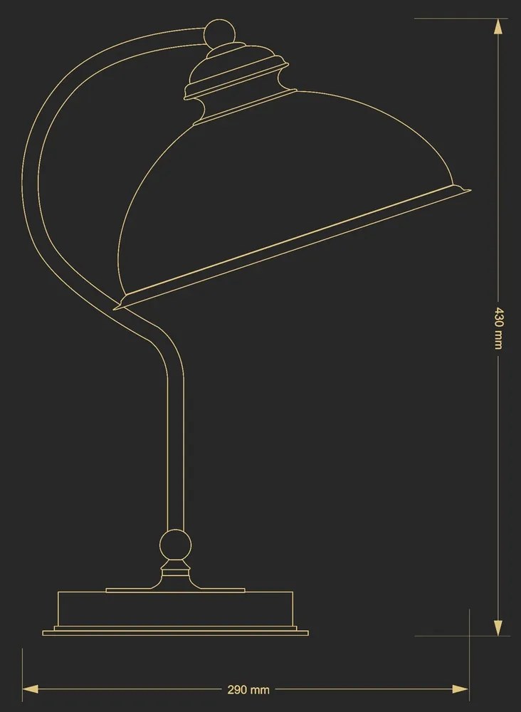Veioza, lampa de masa design clasic realizata manual Lido
