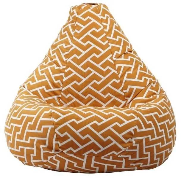 Fotoliu Nirvana Hobbit Pufrelax, Material Textil - Zippity Orange