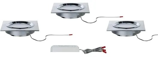 SET 3x corp de iluminat dimabil încastrat Paulmann 92696 LED/8W DICE 230V