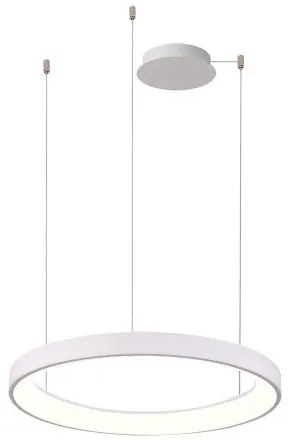 Lustra LED cu telecomanda design circular AGNES 58 DIMM CCT SWITCH WH
