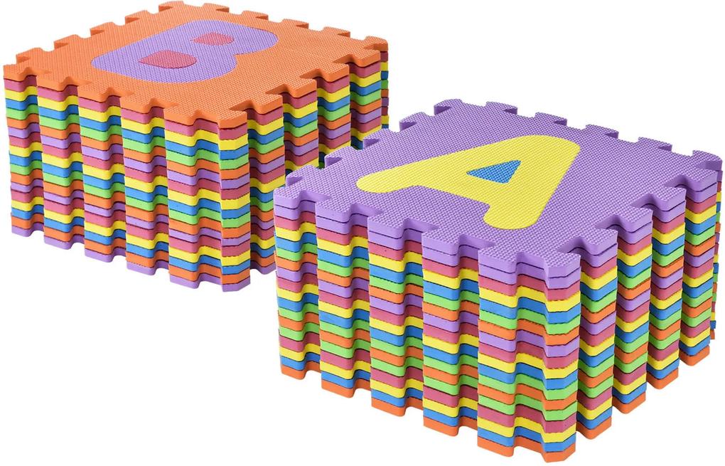Puzzle pentru copii 36 de piese de la A la Z si de la 0 la 9