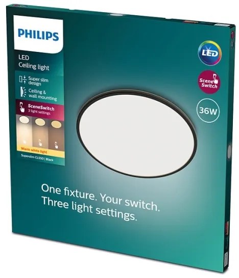 Plafonieră LED dimabilă SUPERSLIM SCENE SWITCH LED/36W/230V Philips