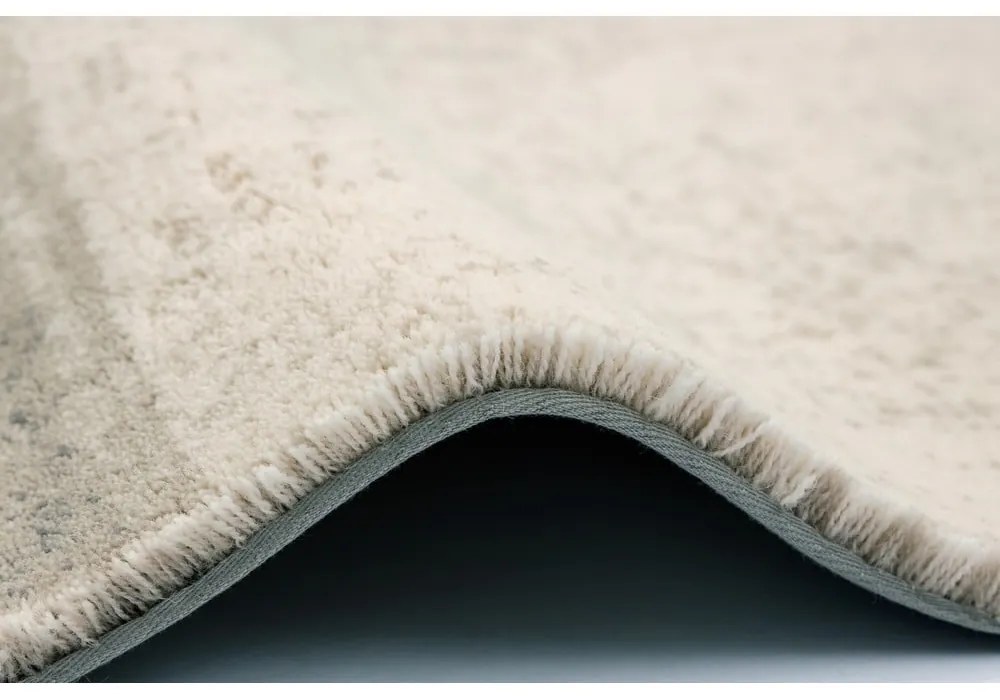 Covor bej din lână 133x190 cm Agnus Pavement – Agnella