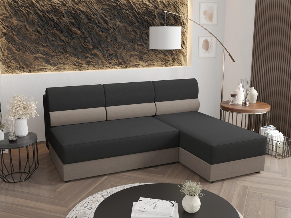 Colțar Radiant L1 (Negru + Gri) (D). 1057432