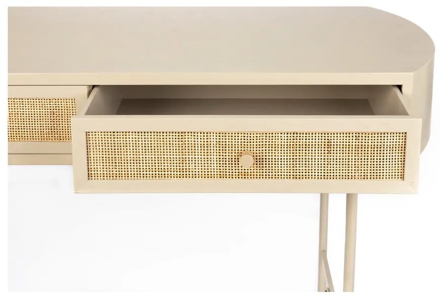 Masă consolă bej 40x120 cm Amaya – White Label