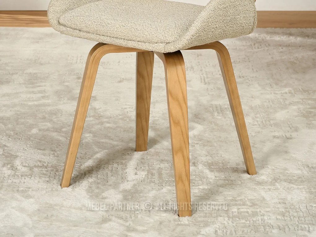 Scaun Theo K (bej + stejar). 1111280