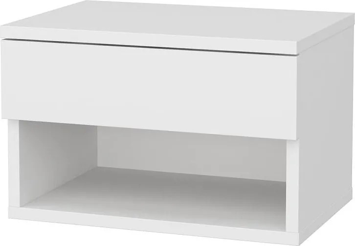 Noptiera Jamot, alb, PAL, 45x29x32 cm