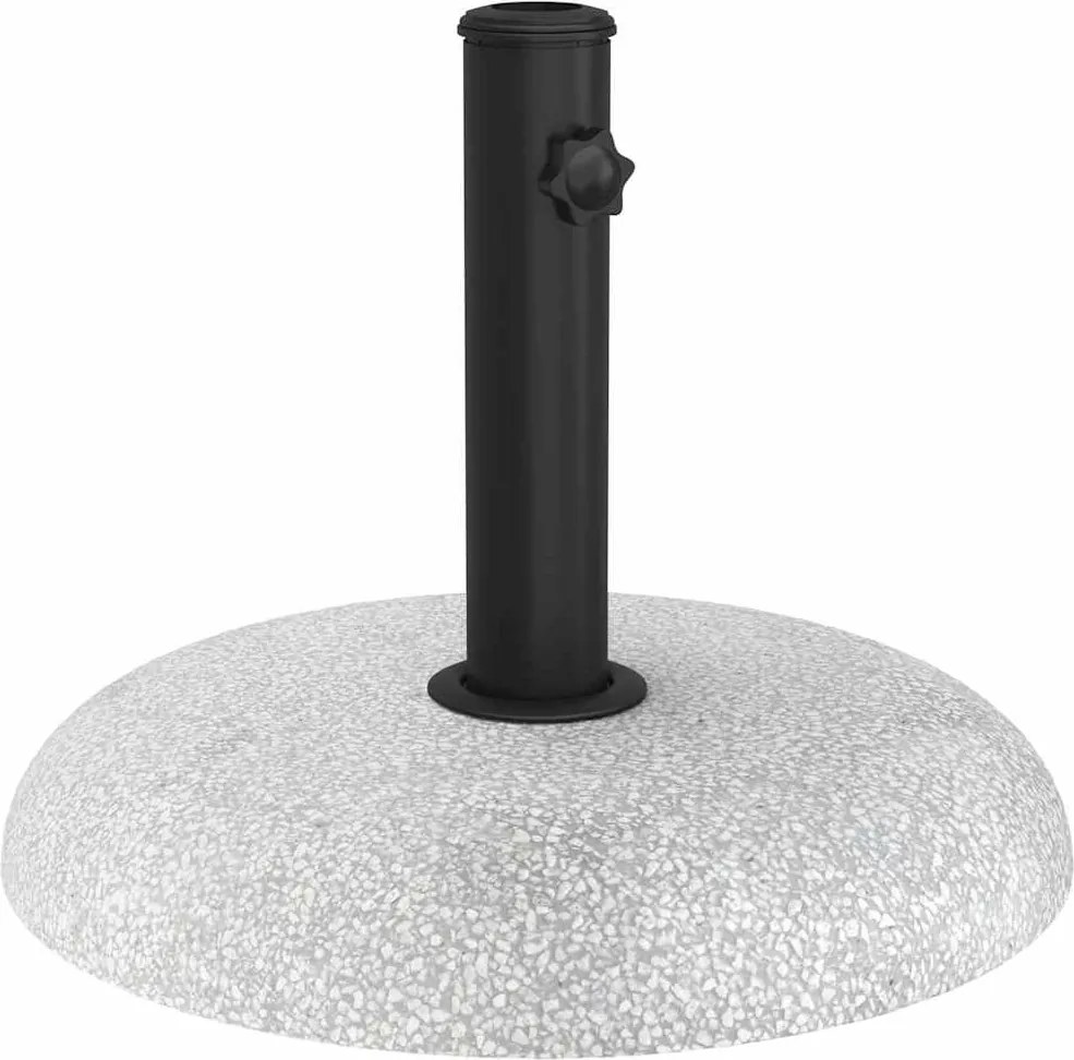 vidaXL Bază pentru umbrelă Manual Gri deschis Ø 45 x 33 cm Beton