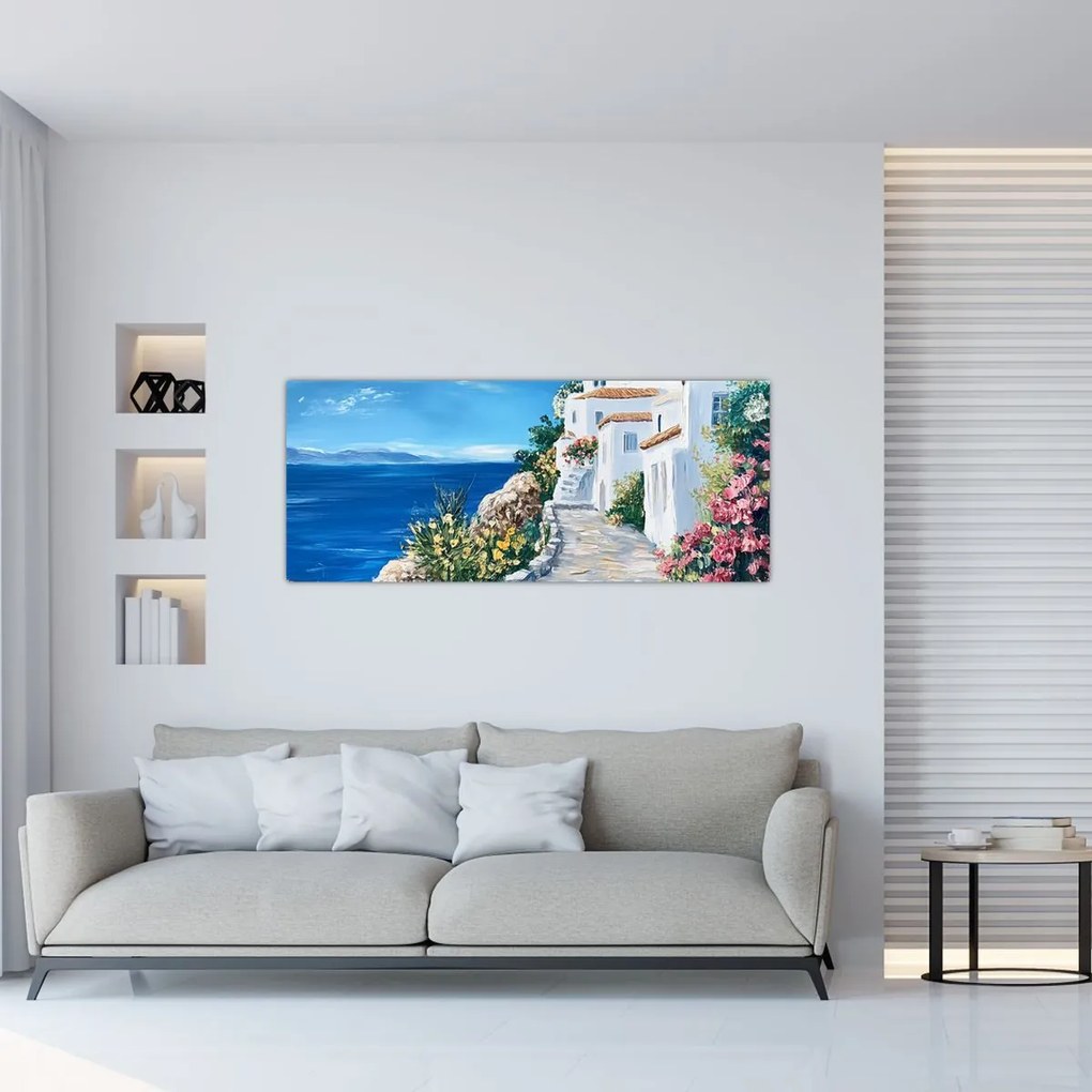 Tablou - Alee lângă mare (120x50 cm)