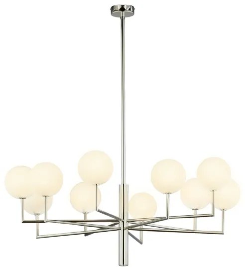 Lustră pe tijă FEME 10xG9/40W/230V crom lucios Jupiter 1936