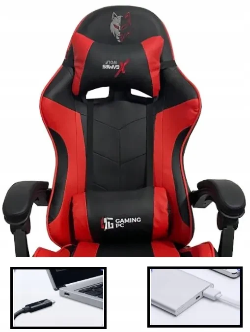 JAKS SCAUN GAMING REGLABIL ECO PIELE ALBASTRU FG-02