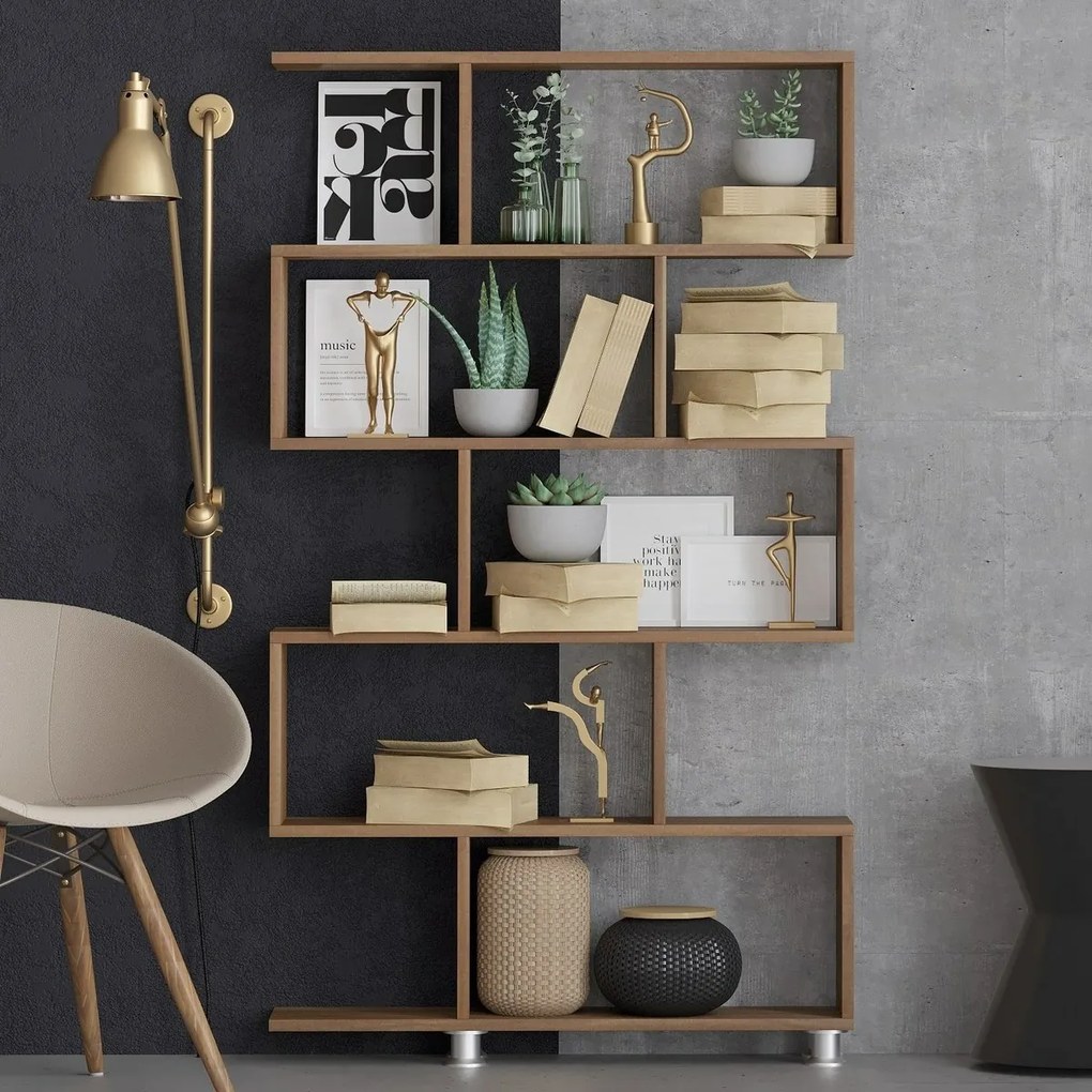 Bibliotecă Nilu Walnut