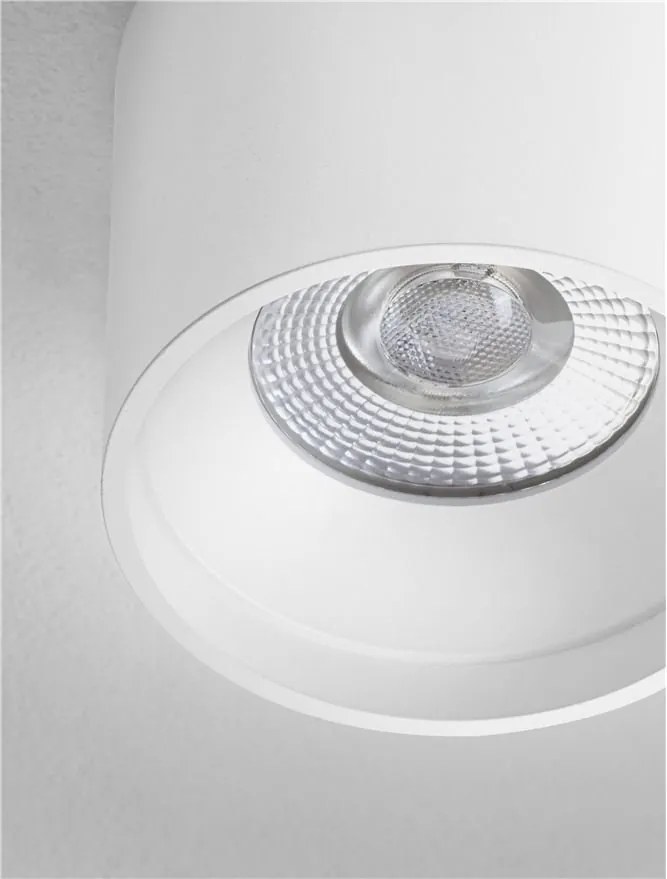 Spot LED aplicat diametru 11cm ANETO alb, NVL-9030773