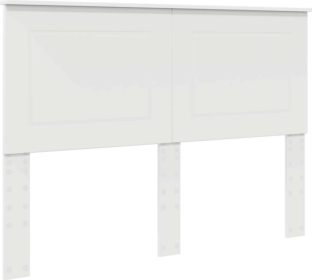 vidaXL Tăblie cap Alb 160 cm Lemn compozit