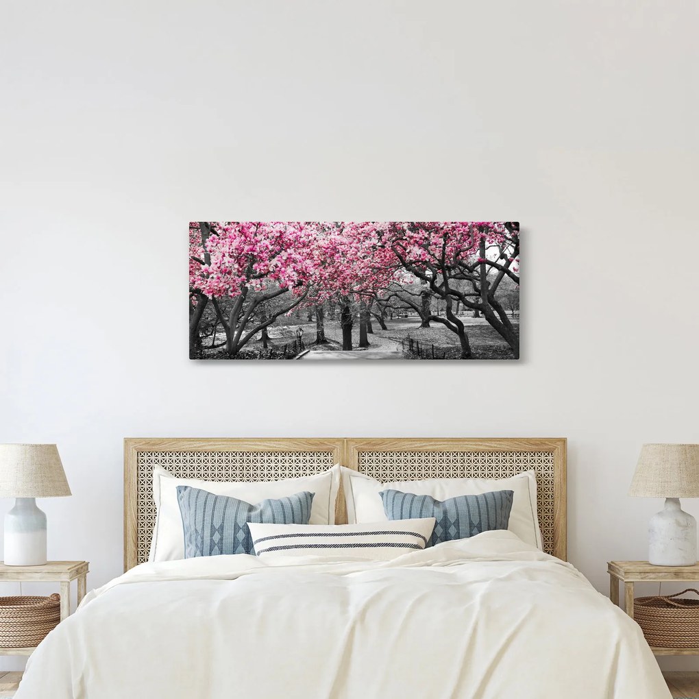 Tablou copacului magnolie (120x50 cm)