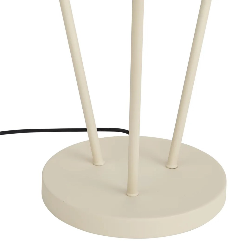 Lampă de podea modernă bej cu 3 lumini GU10 35mm - Thomas