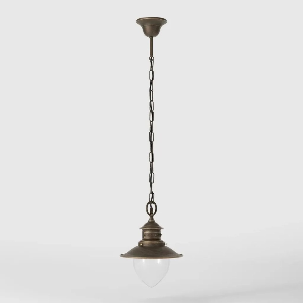 Lustra stil nautic din alama si sticla Al Mare