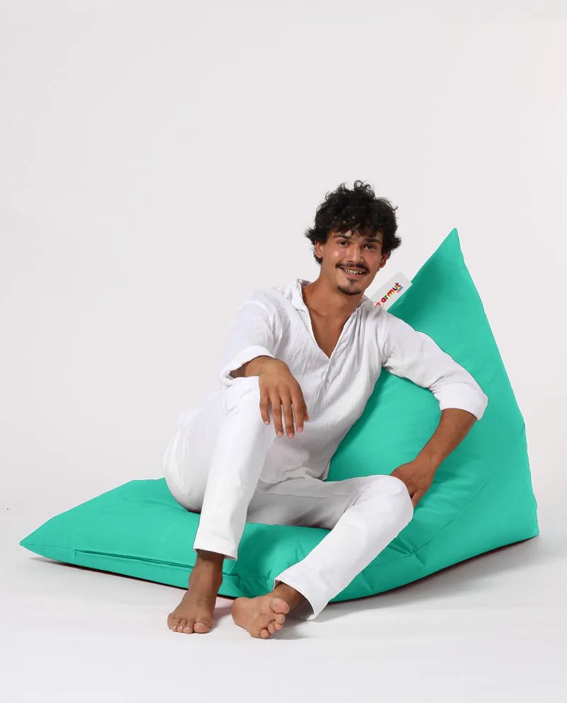 Fotoliu puf pentru grădină Pyramid Big Bed Pouf - Turquoise