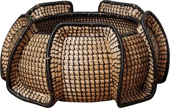 Cos de depozitare, din iarba de mare, D52cm, Quadrimac