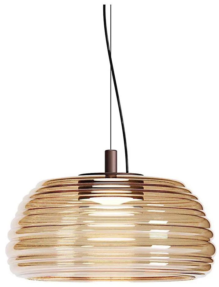 Redo 01-4542 - Lustră LED dimerizabilă pe cablu ONDULA, 16W/230V, bej/fumuriu