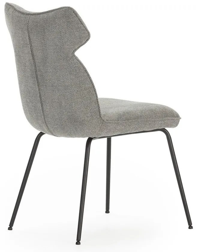 Scaune de dining gri 2 buc. Dara – Marckeric