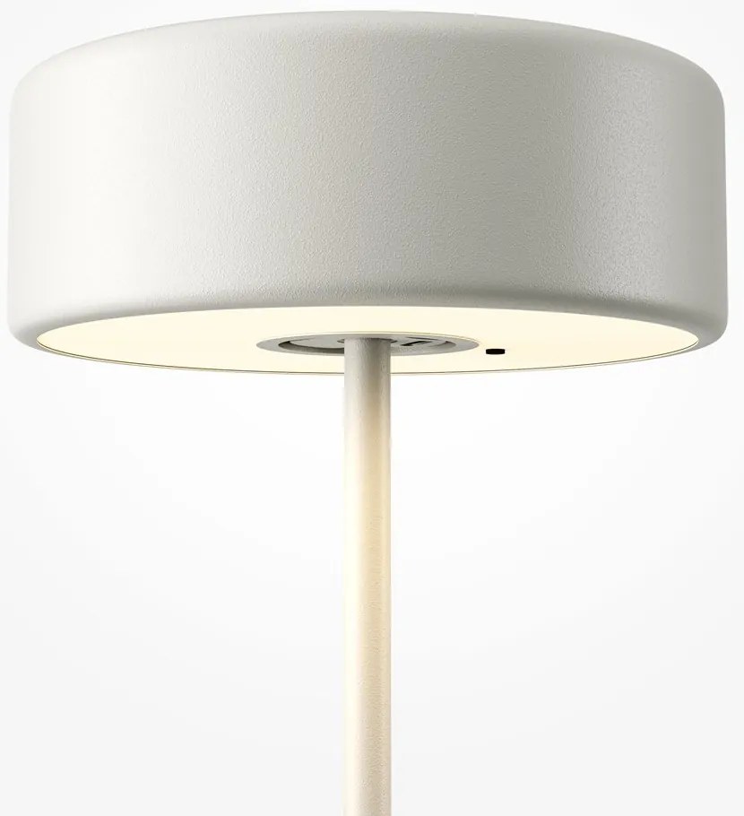 Lampa portabila cu baterii AI design alb