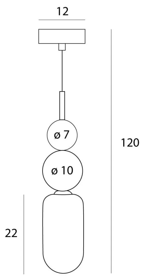 Lustra, Pendul modern Nova Gold