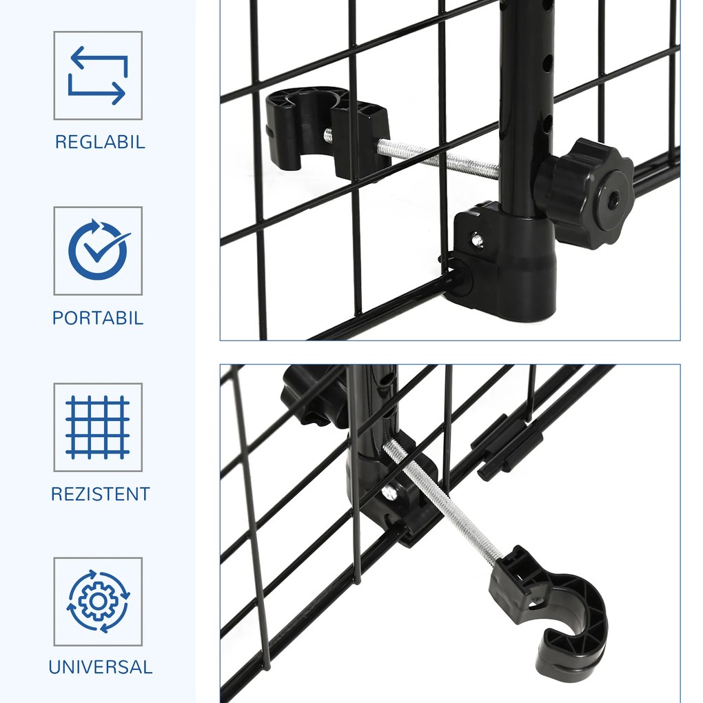 PawHut grilaj separator protectie pentru caini, (91-152)x30cm | Aosom Romania