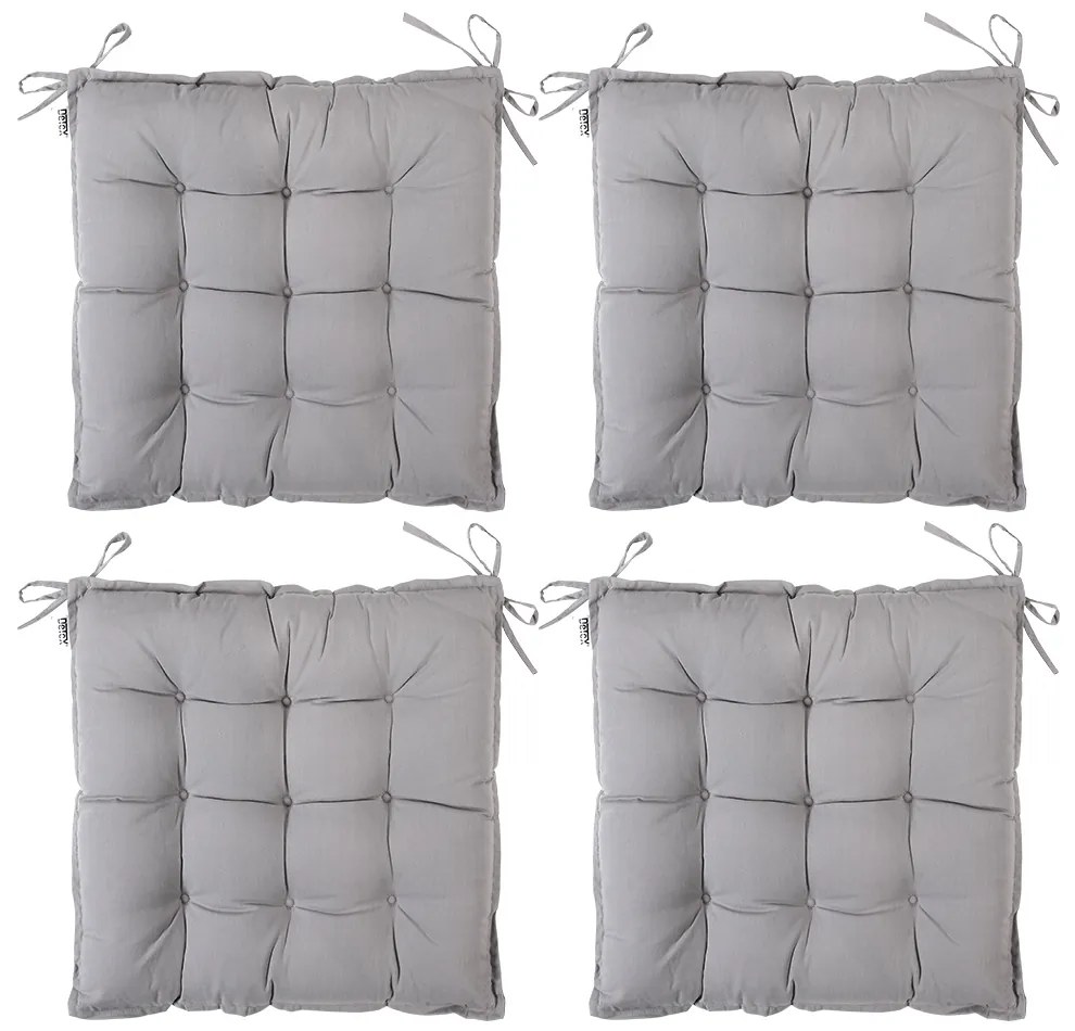Deuba 4 x perne confortabile - gri