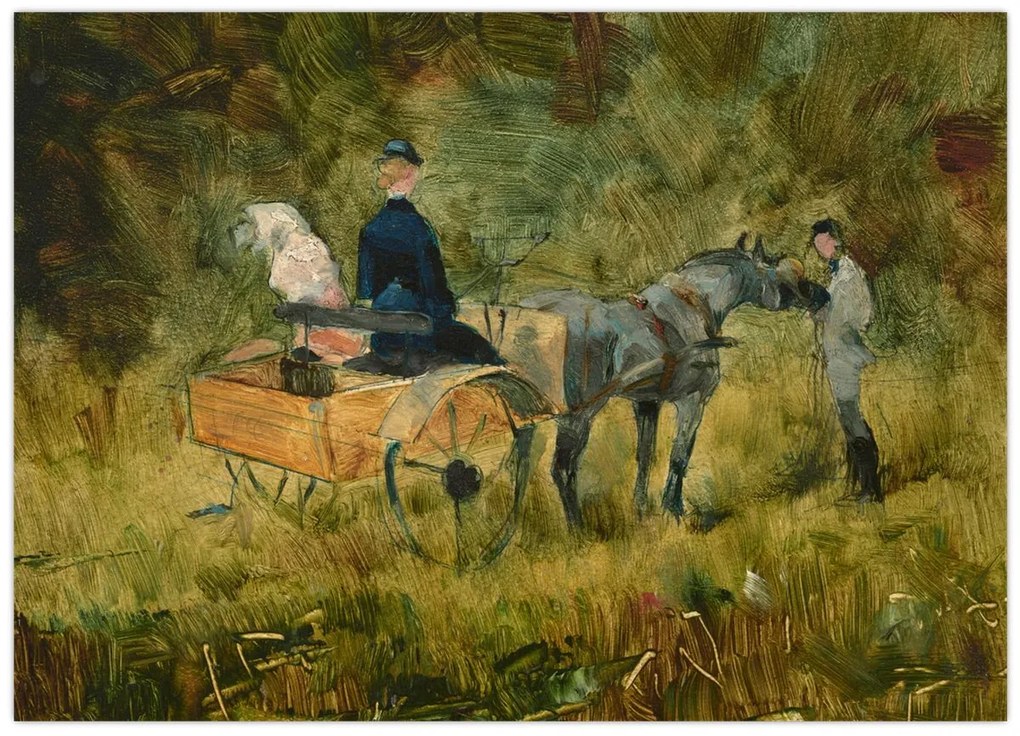 Tablou - Henri de Toulouse-Lautrec, The Trap, reproducere (70x50 cm)