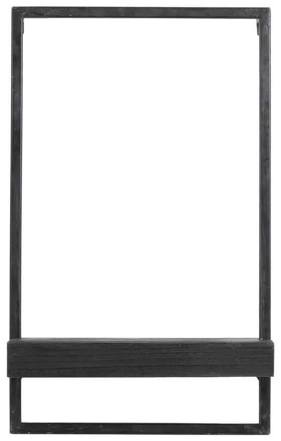 Raft negru mat din lemn de brad Maddison – Light &amp; Living