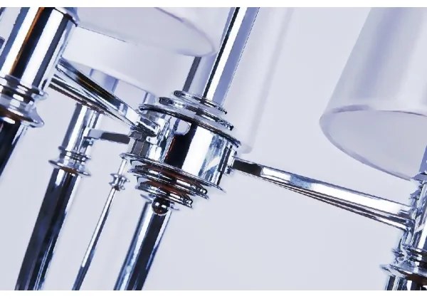 Azzardo AZ1389 - Lustră pe lanț DIABLO 12xE14/11W/230V alb