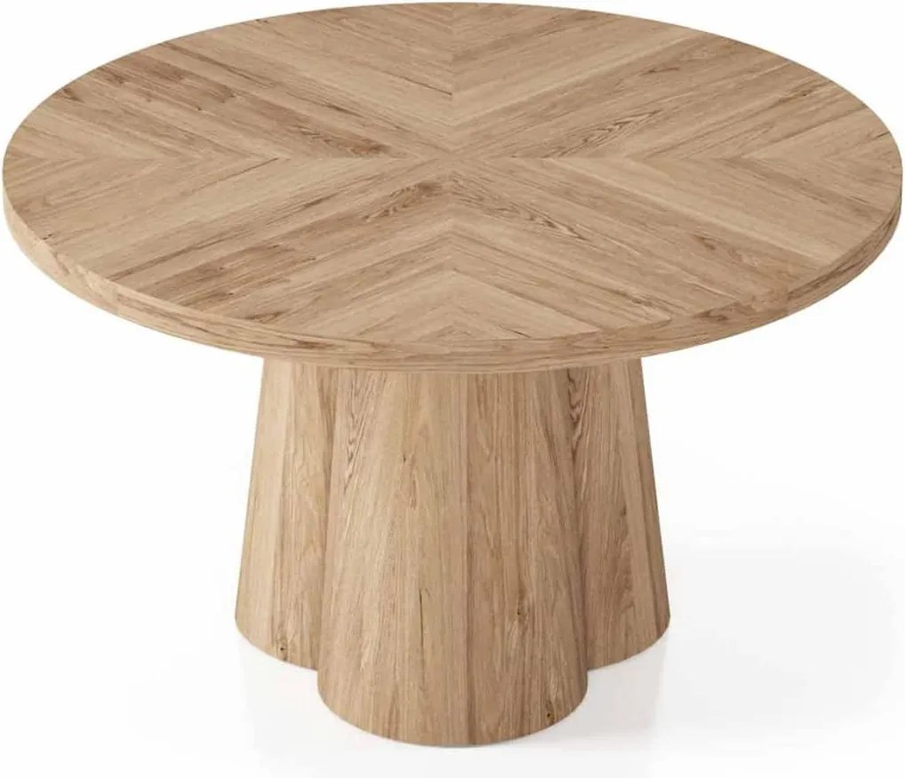 Masă lemn masiv Dining Cloud 130 (+50) x 77 cm