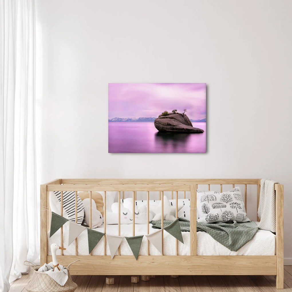 Tablou cu piata în mare (70x50 cm)