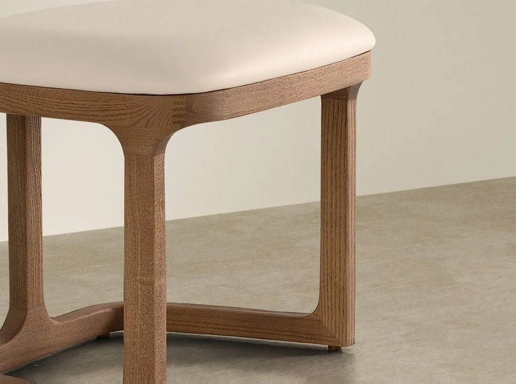 Taburete modern LUX piele sintetica Sand