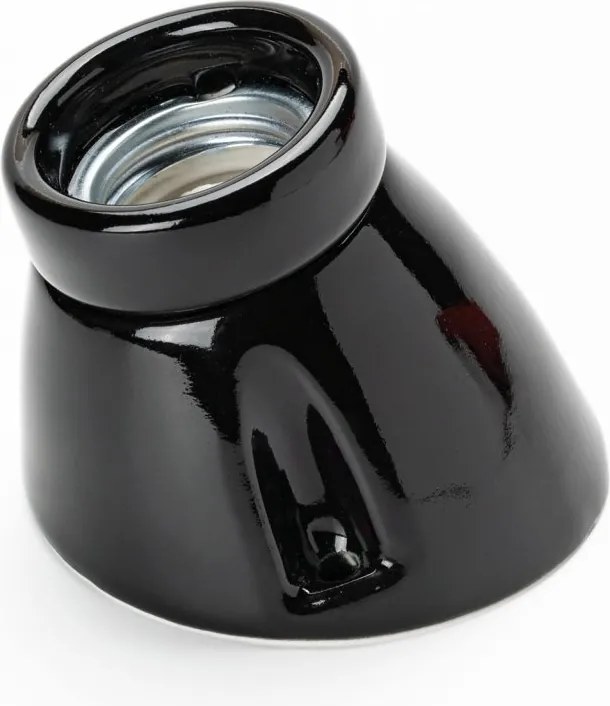 Mini Aplica perete din ceramica neagra FROST