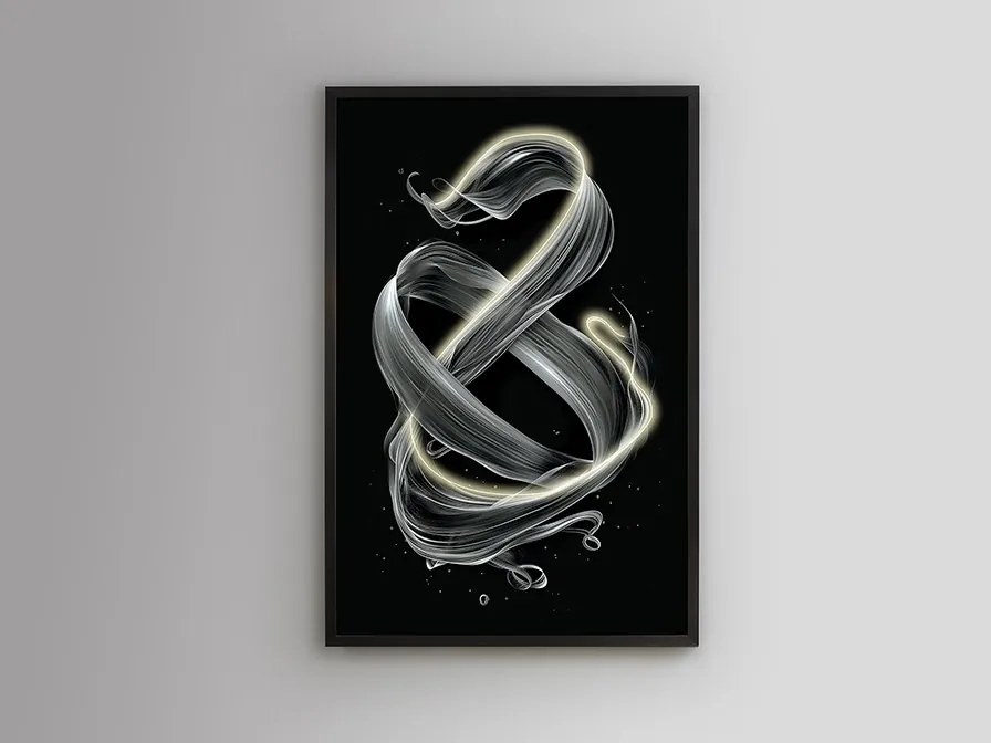Tablou de perete decorativ cu iluminat Cinetic