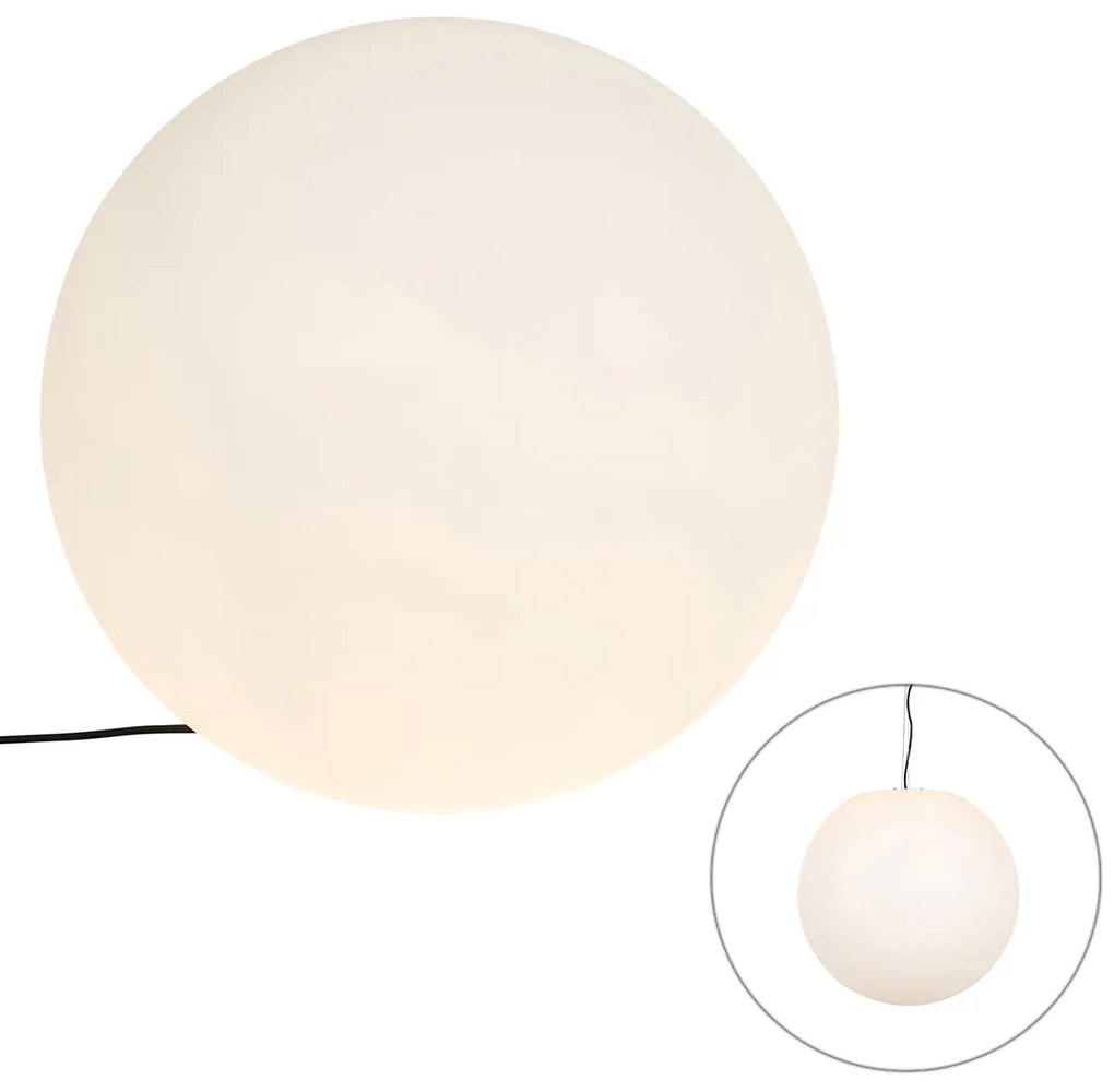 Lampa moderna de exterior alb 56 cm IP65 - Nura