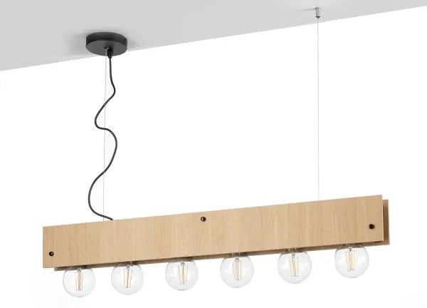 Lustră pe cablu ONLI ARGO 6xE27/22W/230V bej