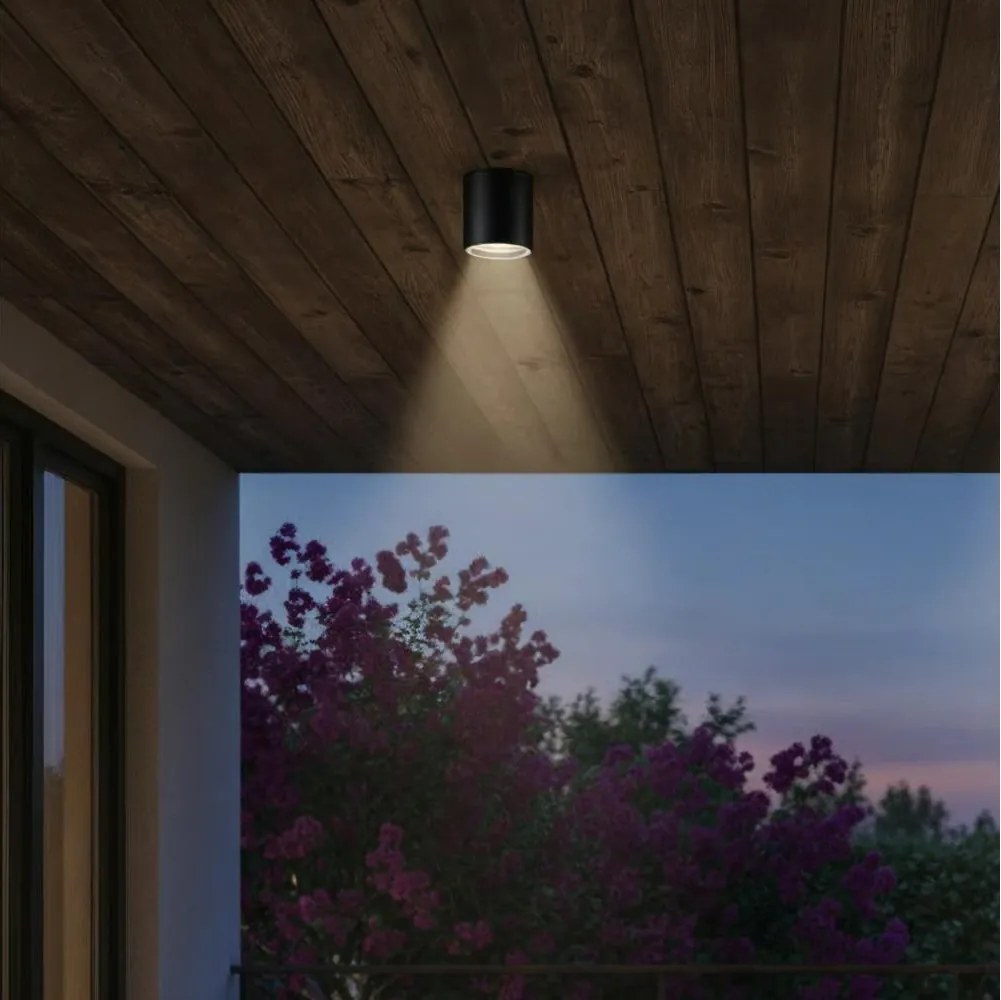 Ideal Lux - Spot exterior GUN 1xGU10/28W/230V IP44 negru