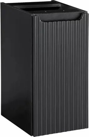 Dulap lateral suspendat 30 cm cu 1 usa Comad Nova negru mat