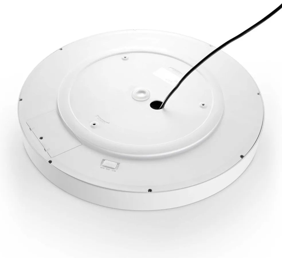 Plafoniera LED XL pentru baie IP44 Ray pl d60 alb